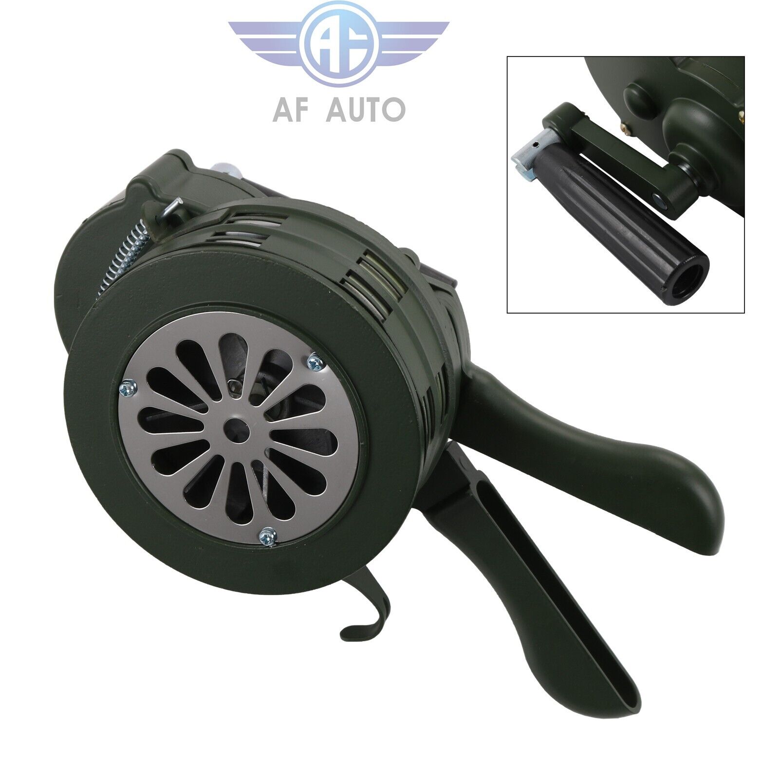 Metal Alarm Handheld Air Raid Siren Portable Loud Manual Siren Emergency Safety