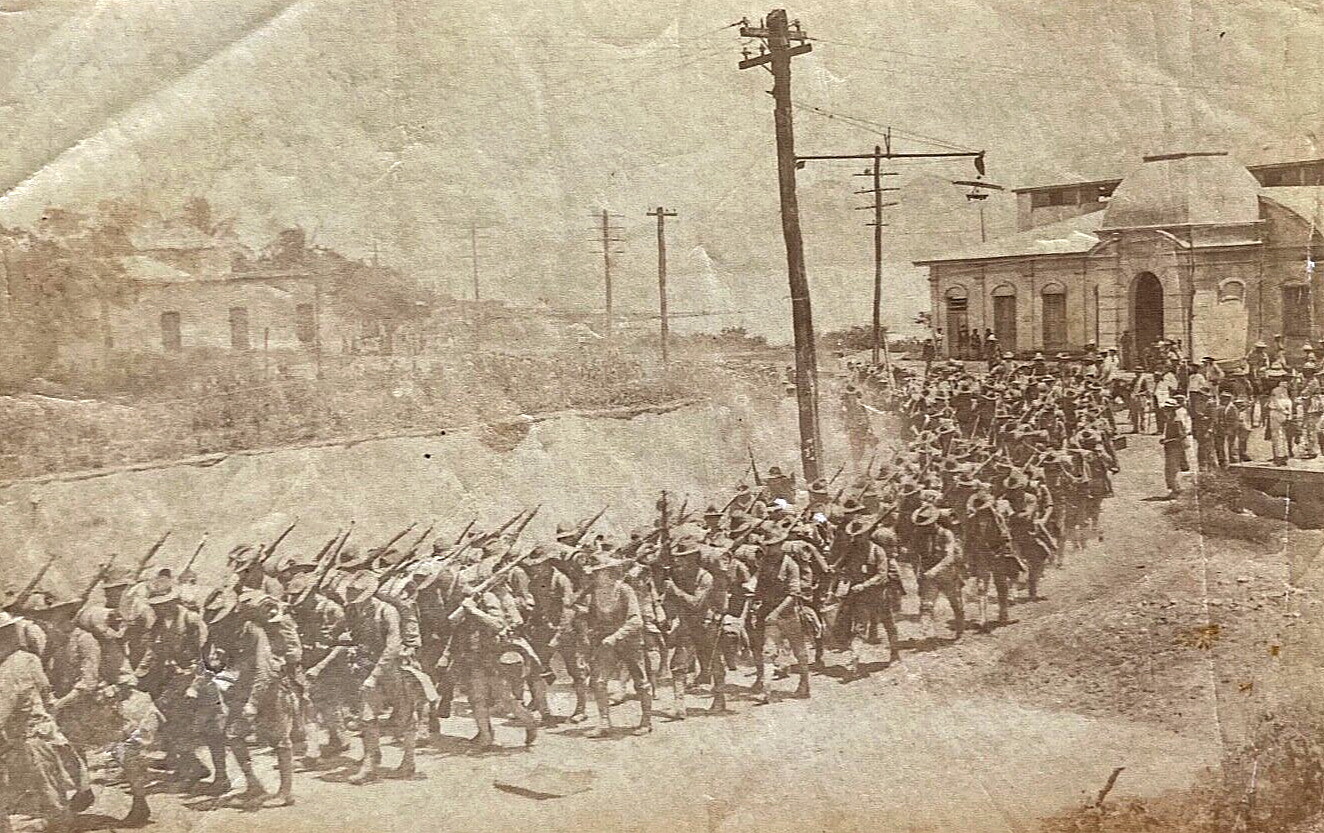 RARE  BANANA WARS  1st US MARINE CORPS INTERVENTION IN NICARAGUA AUG 1912 PHOTO