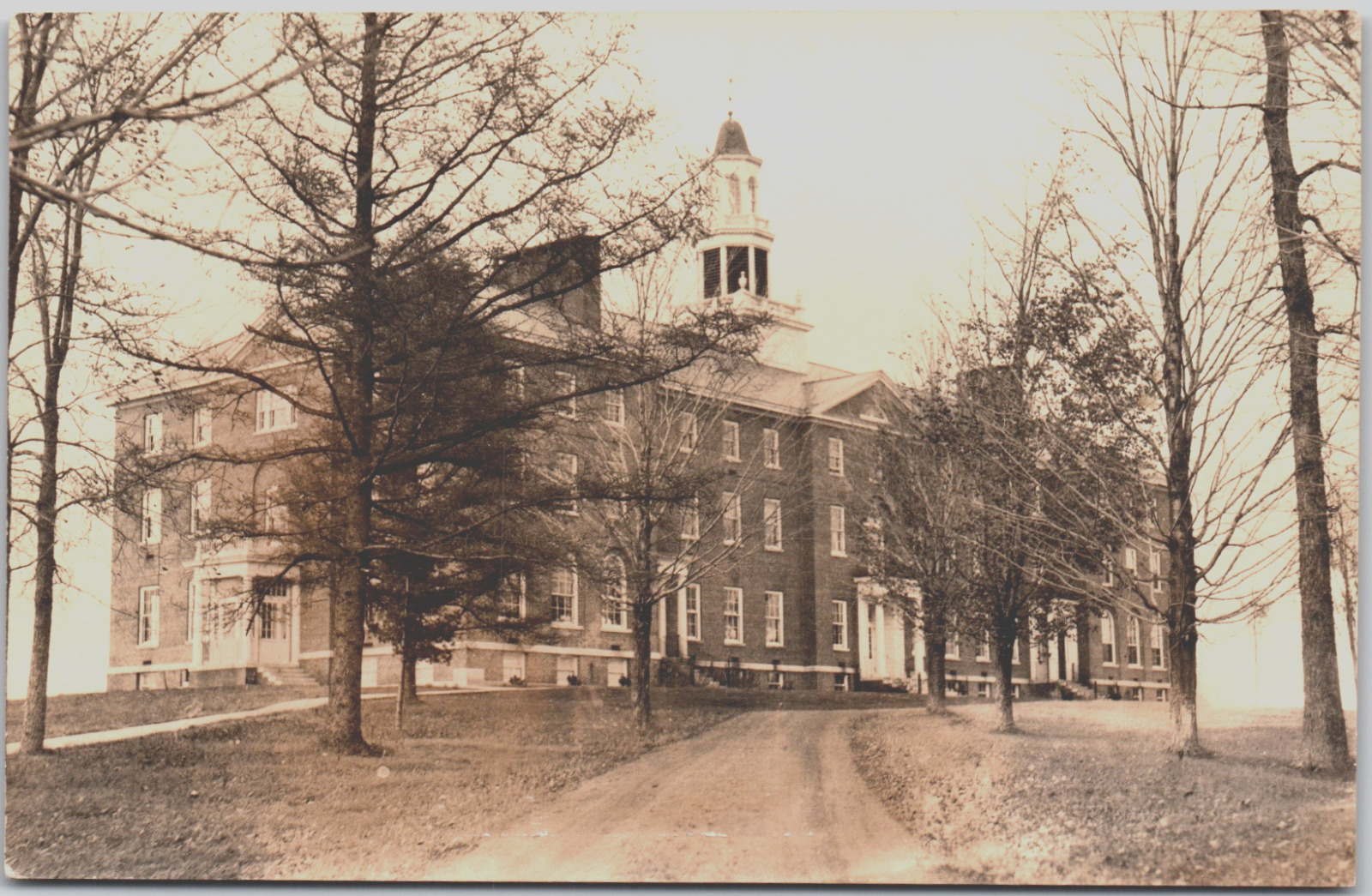 Colby Sawyer College Waterville Maine 1923 School Building RPPC Vintage Postcard