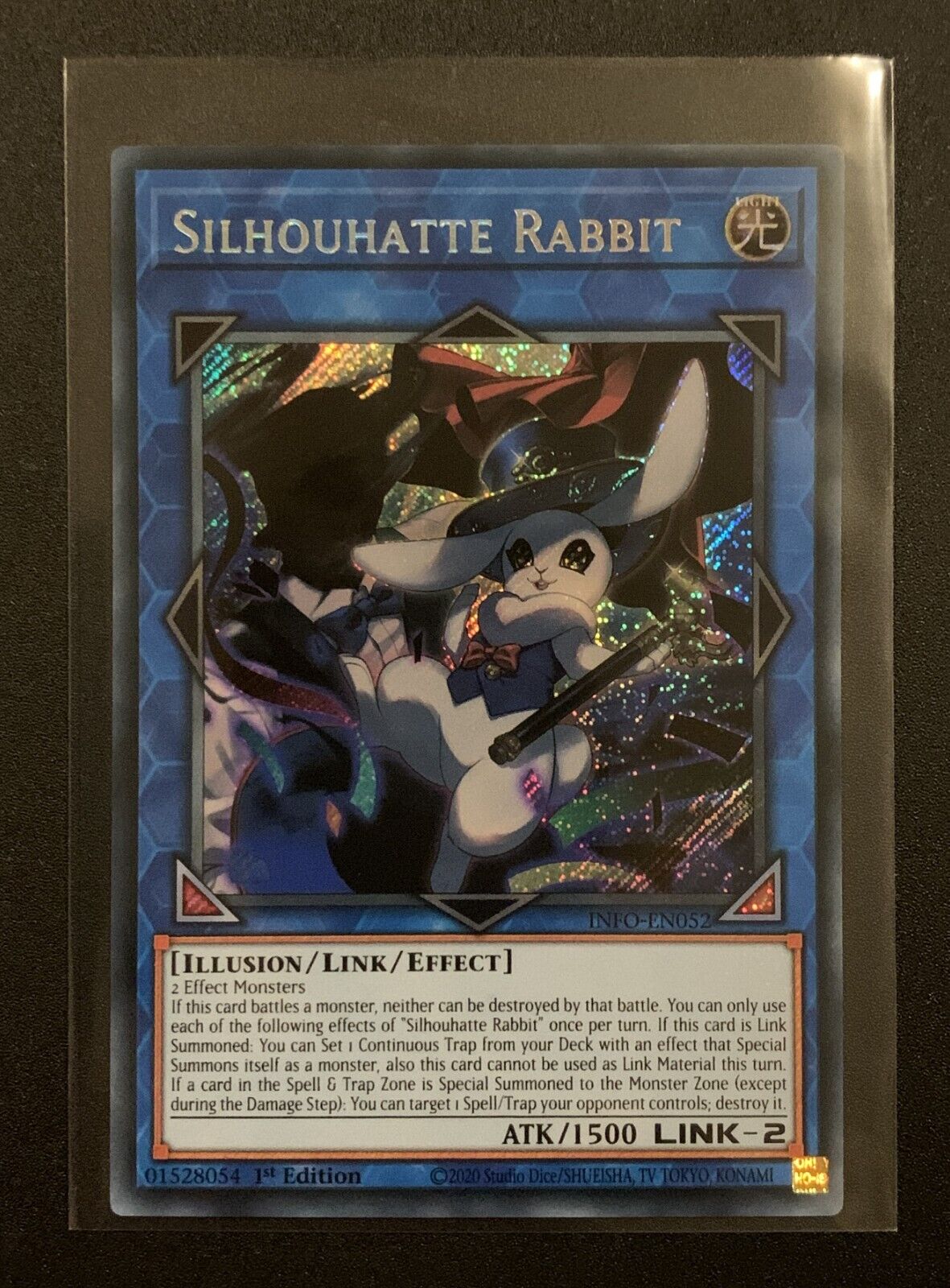 Silhouhatte Rabbit - INFO-EN052 - Secret Rare - Yugioh TCG