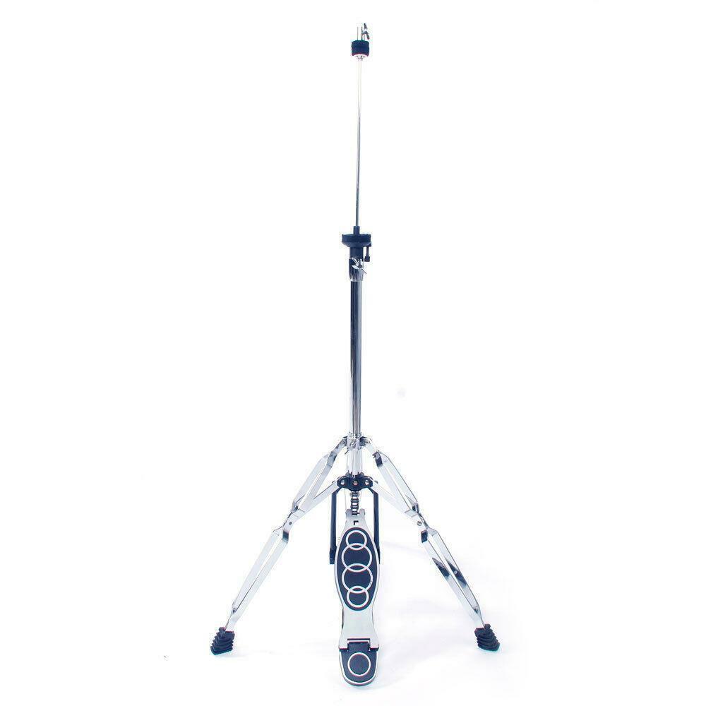New Drum HI-HAT Cymbal Stand Double Braced Chrome High Hat