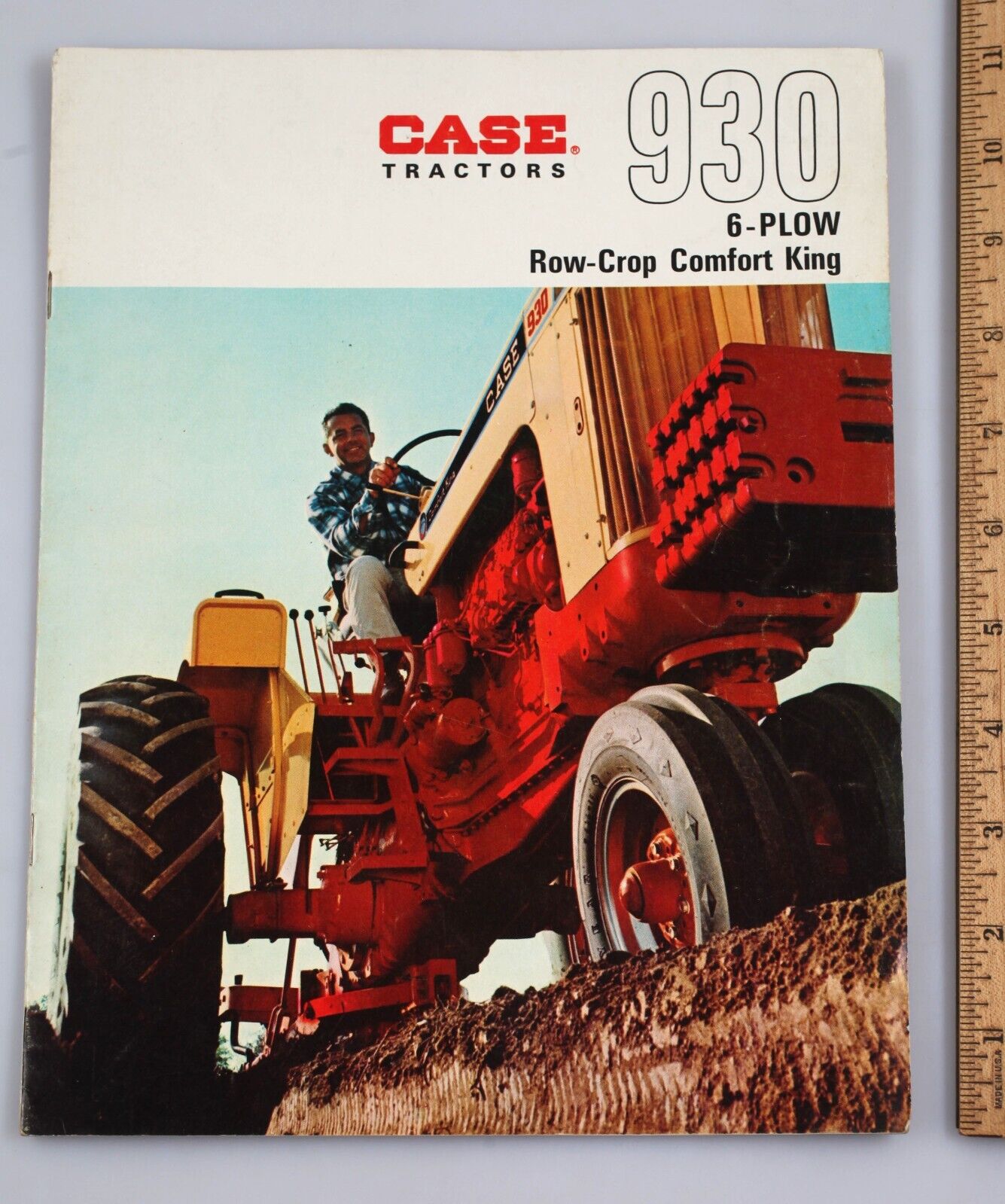 Vintage Case 930 6 Plow Row Crop Comfort King Brochure