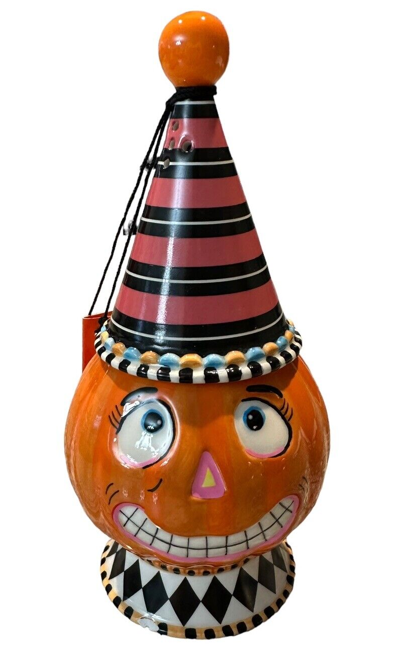 NEW Glitterville Dumplin’ Pumpkin Halloween Salt & Pepper Shaker