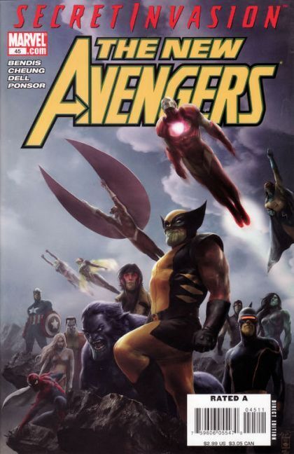 New Avengers #45 (2008) in 9.4 Near Mint