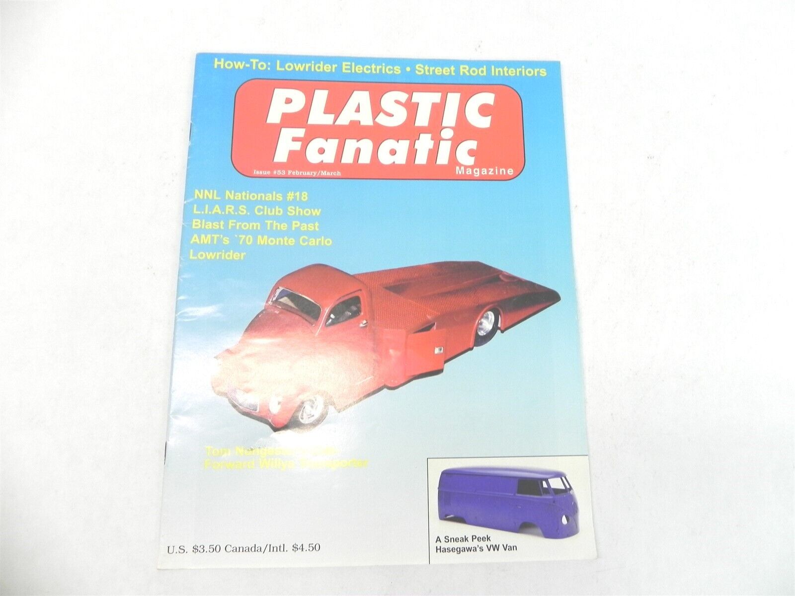 VINTAGE FEBRUARY MARCH 1998 SINGLE ISSUE PLASTIC FANATIC MAGAZINE RC MODEL CARS