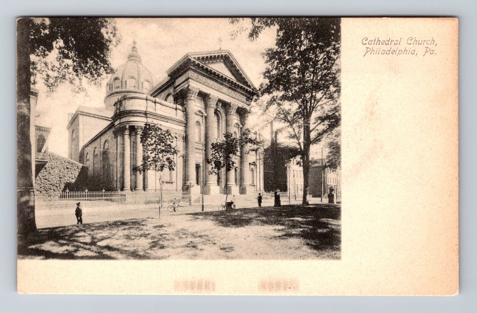 Philadelphia PA-Pennsylvania, Cathedral Church, Religious Bldg. Vintage Postcard