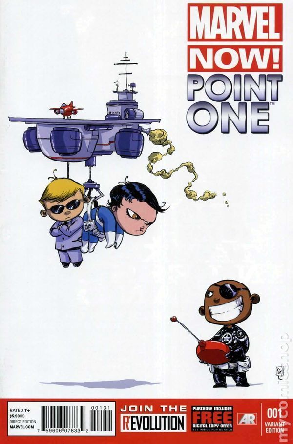 Marvel Now Point One 1B Young Variant NM 2012 Stock Image