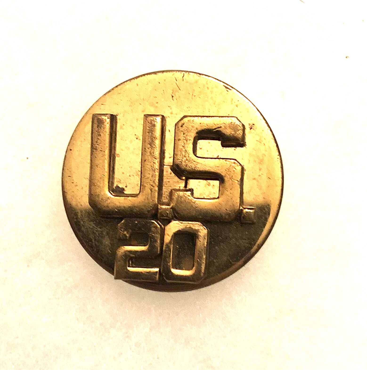 WW2 US 20th Collar Disc
