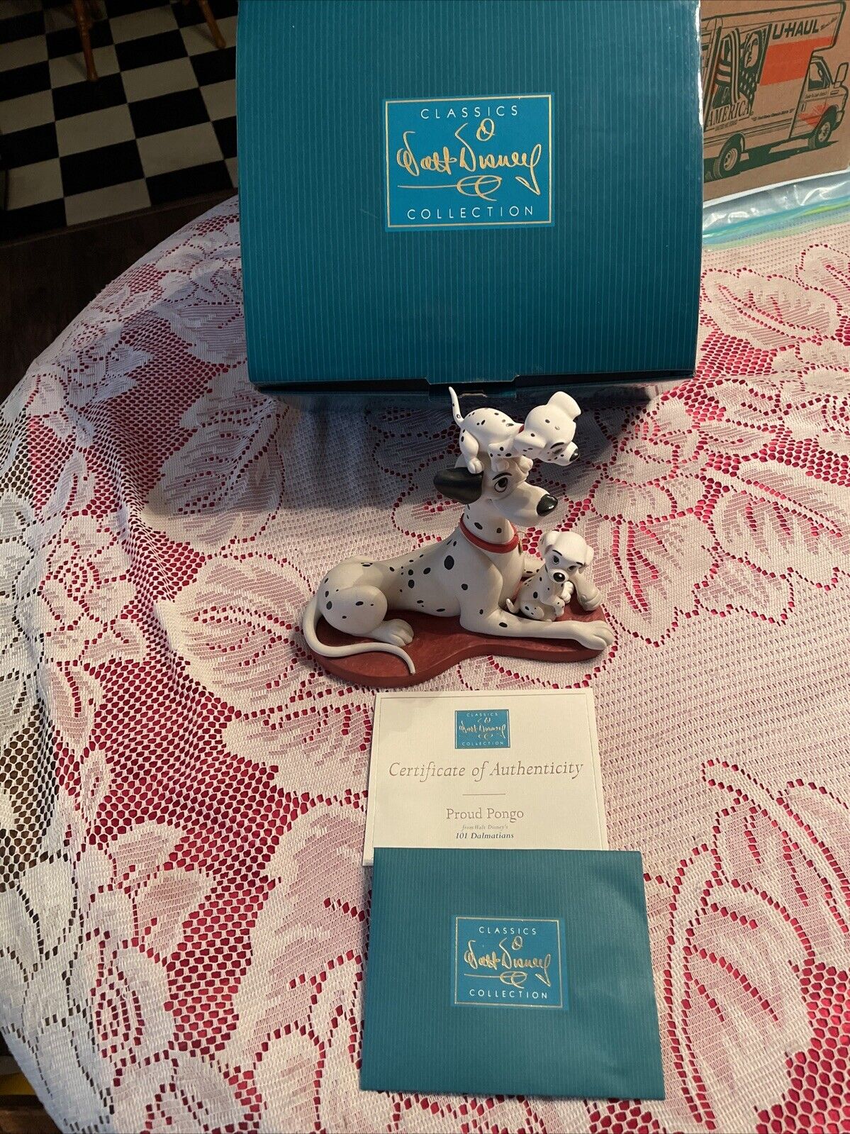 WDCC Disney 101 Dalmatians PROUD PONGO with Box & COA