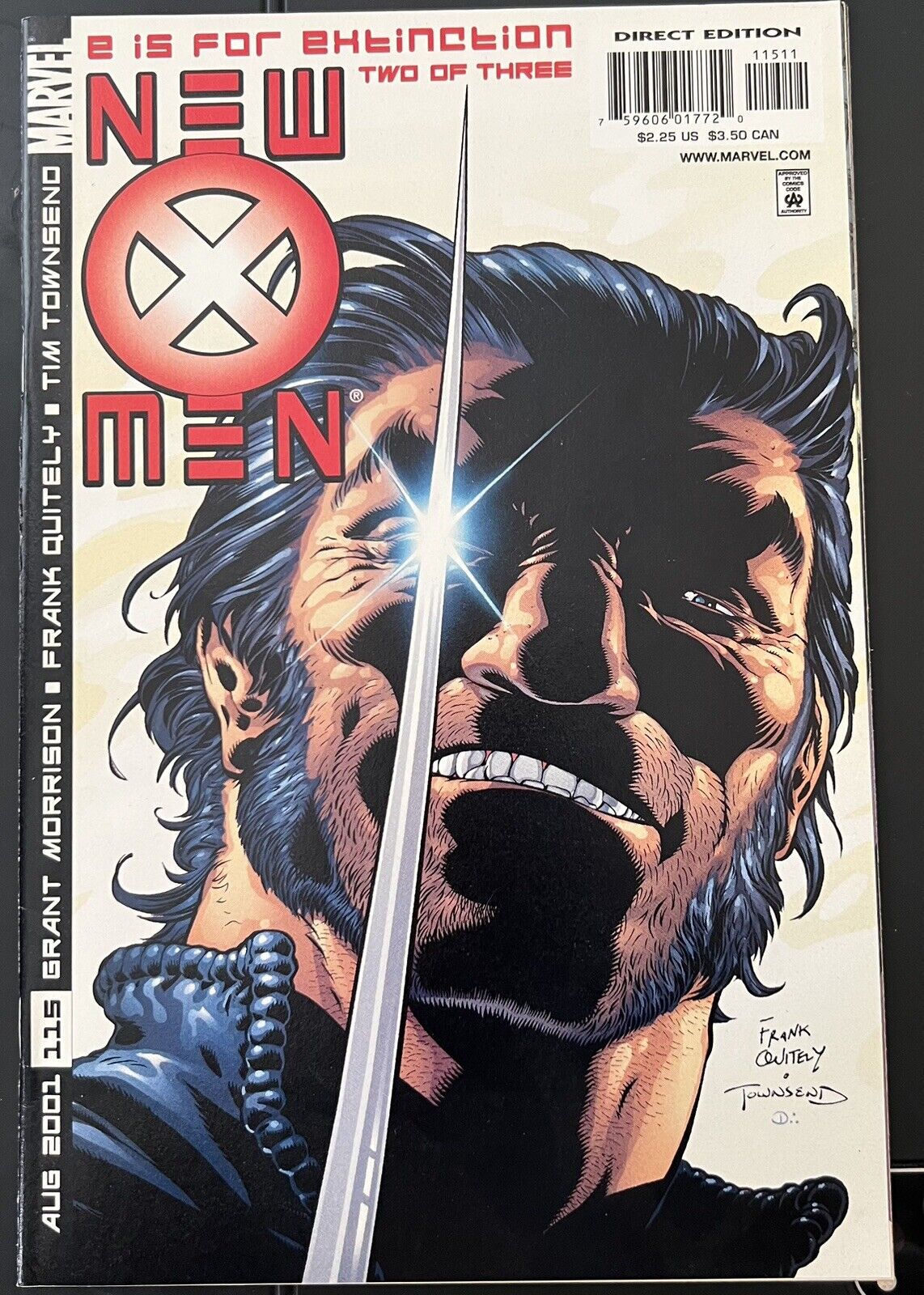 New X Men 115 Aug 2001