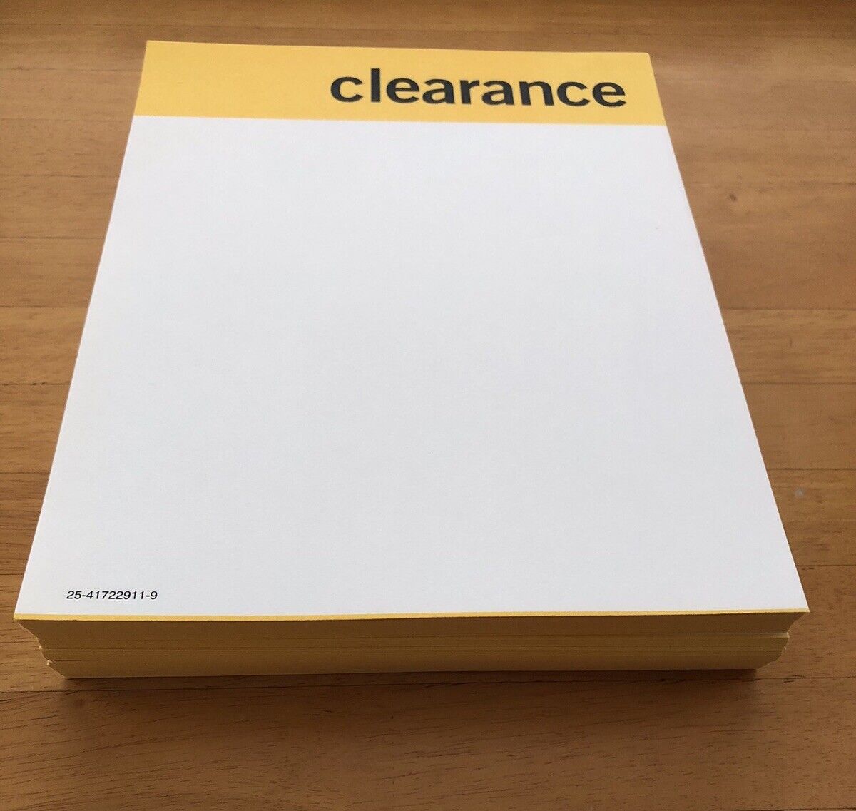 Kmart Clearance 8.5” By 11” Paper Sign Vintage Retail - Huge Lot Of 80+- New
