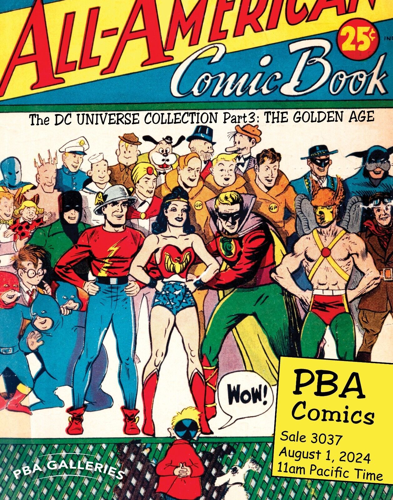 PBA's DC UNIVERSE Catalog: All Star Comics #s 3 & 8, All-American # 15, More