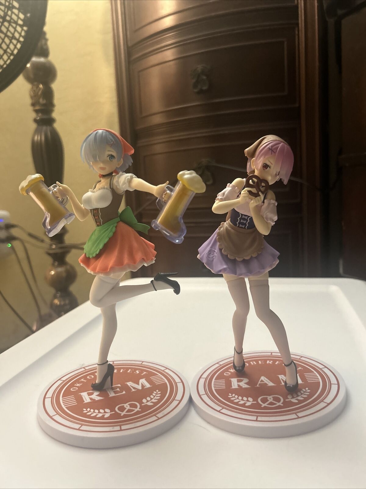 Sega Life in a Different World Zero Rem And Ram Octoberfest Figure with Stand