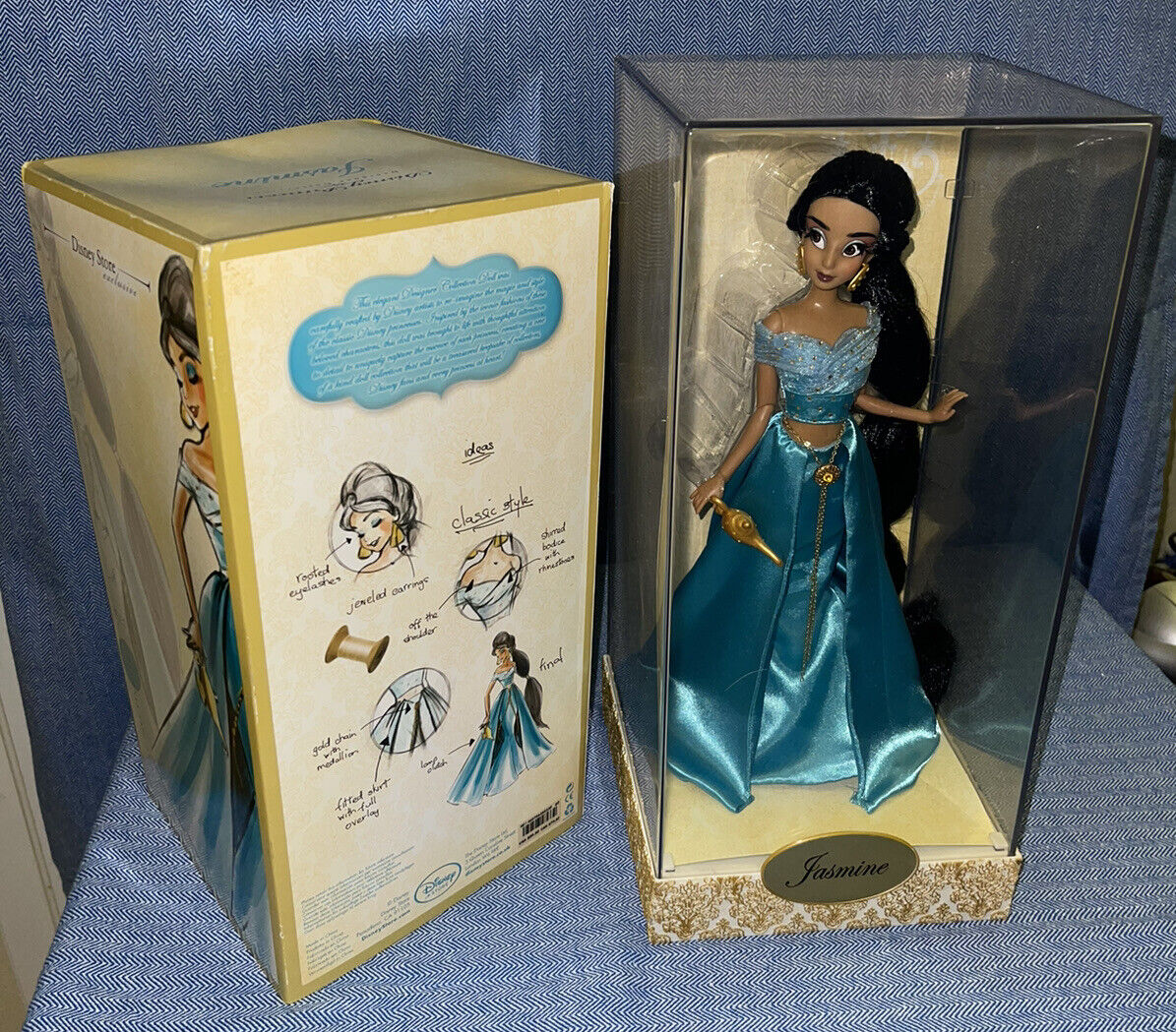 Disney Princess Designer Collection Limited Edition Doll Jasmine Aladdin NIB