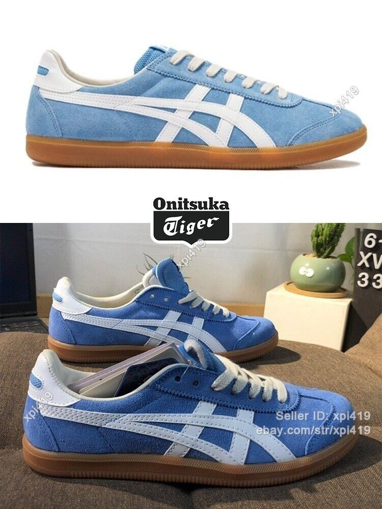Onitsuka Tiger Tokuten Sneakers Unisex Running Shoes Blue/White 1183A907-400 New