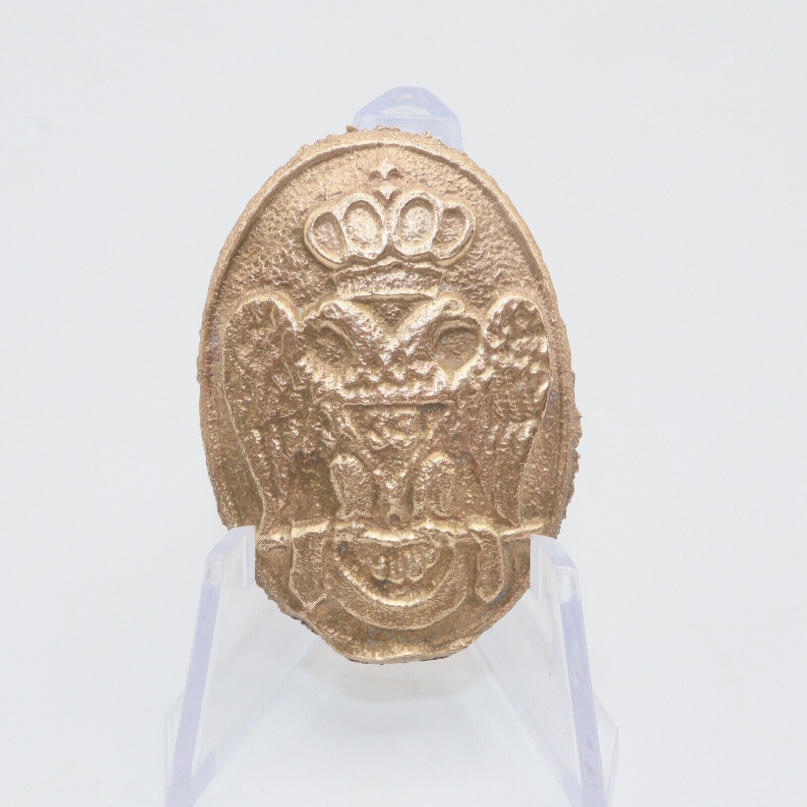 Antique 1800s Double Head Eagle Scottish Rite 33 Freemason Medal