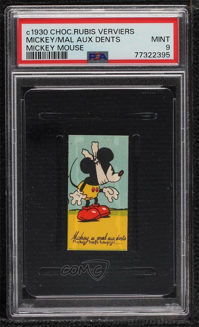 1930s Terrassier Mickey Mouse (Mickey A Mal Aux Dents) PSA 9 MINT 3q4