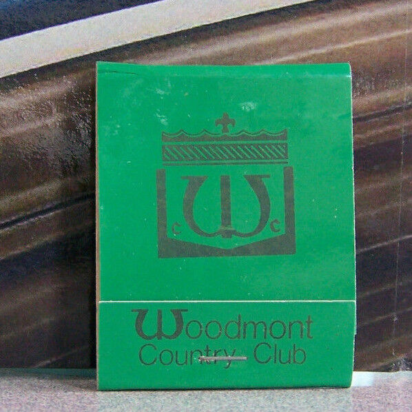  Rare Vintage Matchbook L2 Rockville Maryland Woodmont Country Club Golf WCC