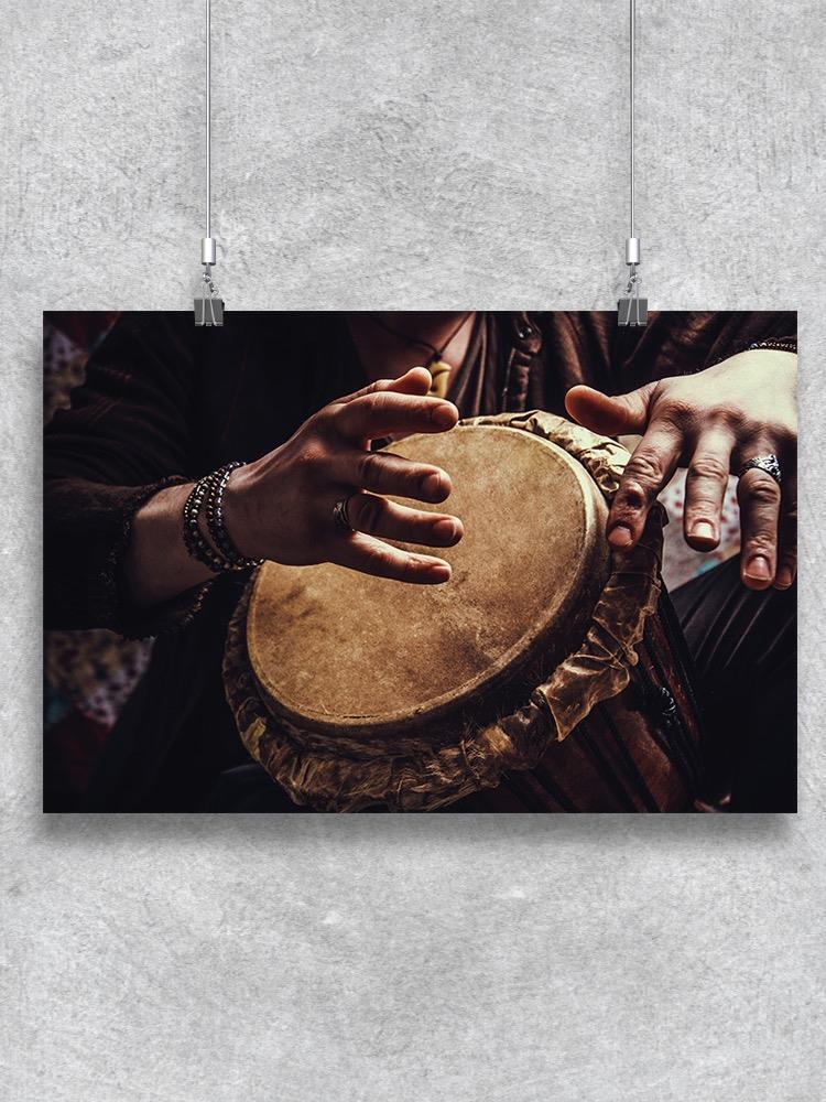 Ethnic Djembe Poster -Image by Shutterstock