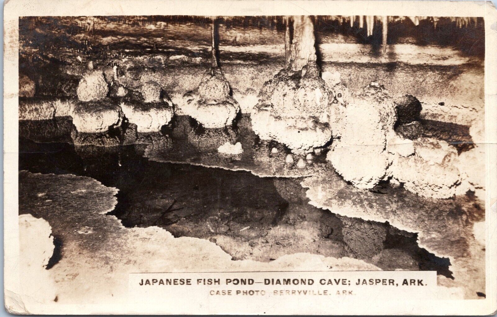 RPPC Diamond Cave, Jasper, Arkansas- 1924 Photo Postcard - RPO Kensett & Neosho