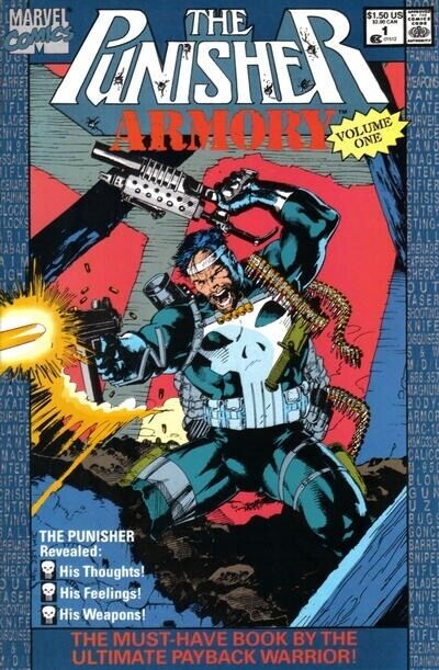 The Punisher Armory (1990) #1 Newsstand VF. Stock Image