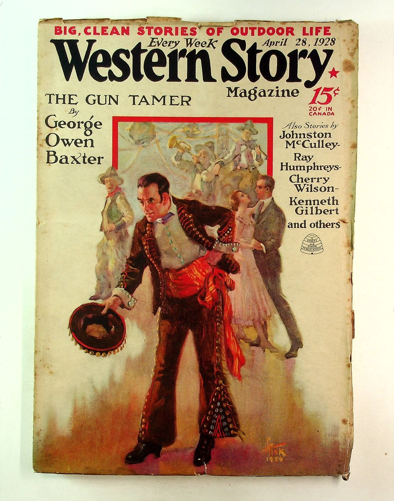 Western Story Magazine Pulp 1st Series Apr 28 1928 Vol. 77 #5 VG+ 4.5