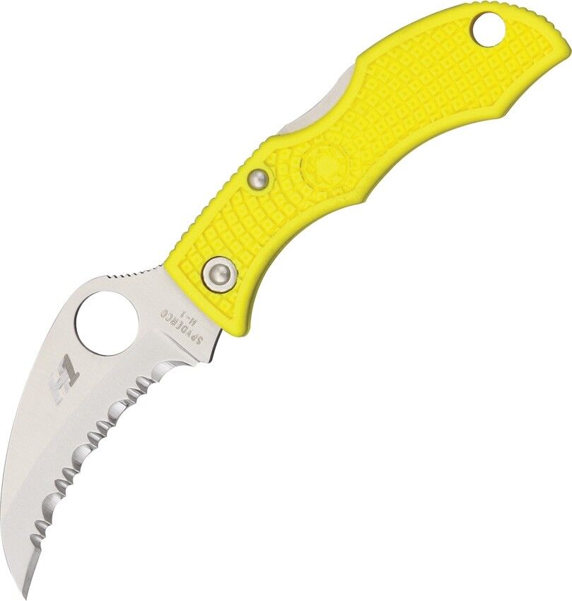 Spyderco Ladybug 3 Small pocket knife Yellow H1 Rust Proof Steel LYLS3HB