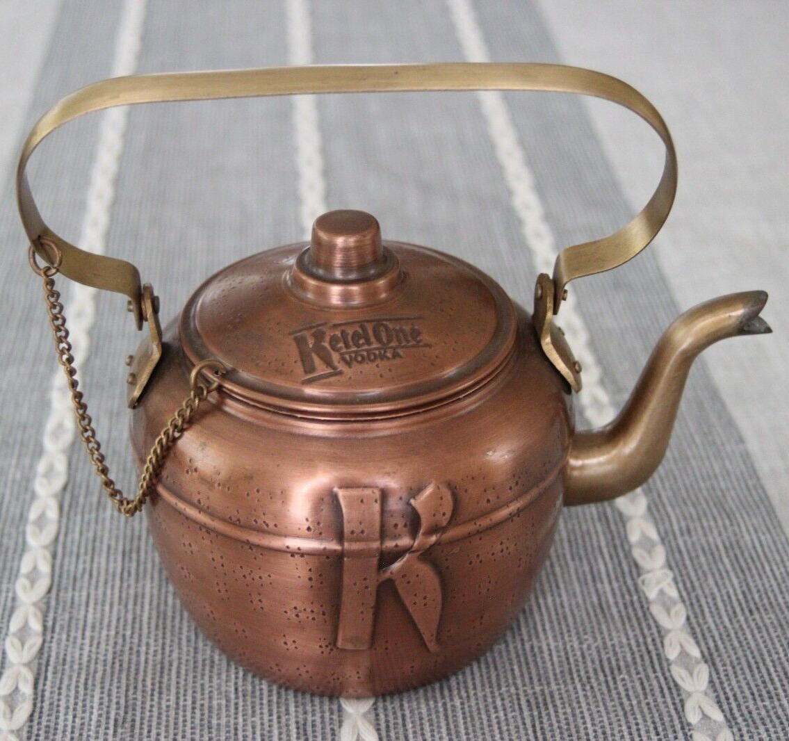 Ketel One Vodka Copper And Brass Tea Pot/Kettle The Nolet Distillery