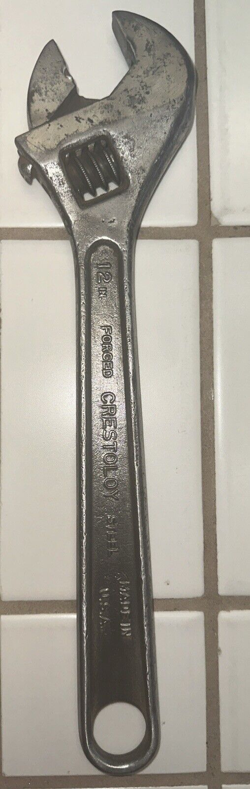 Vintage Crescent 12 Inch Adjustable Wrench Crescent Tool Co. Jamestown, NY USA