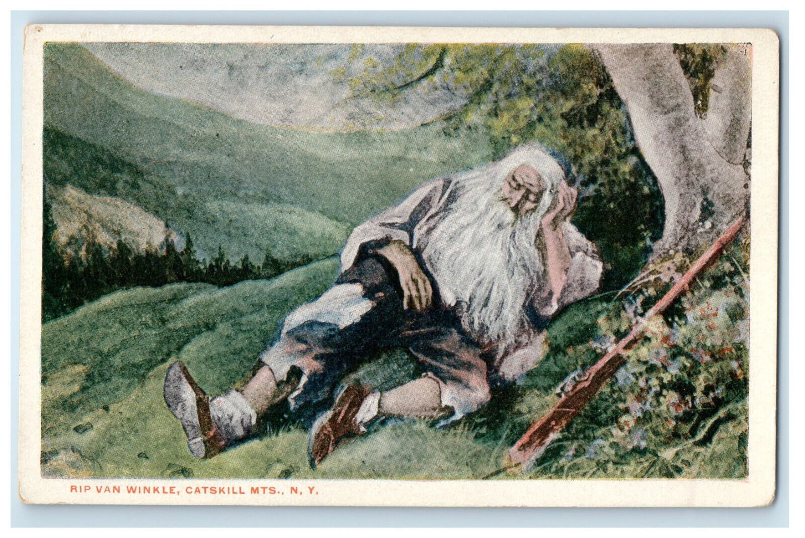 c1920s Rip Van Winkle, Catskill Mountains New York NY Unposted Postcard