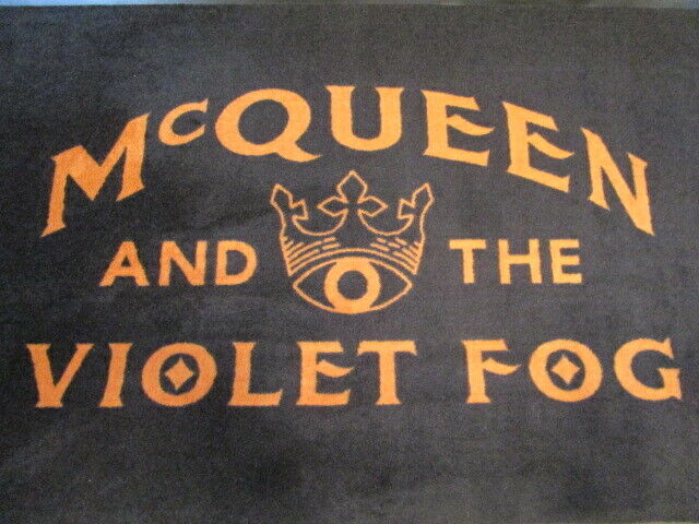 McQueen and the Violet Fog (Bar Mat)- Man Cave HUGE 35in x 58in  (3ft x 5ft) NEW