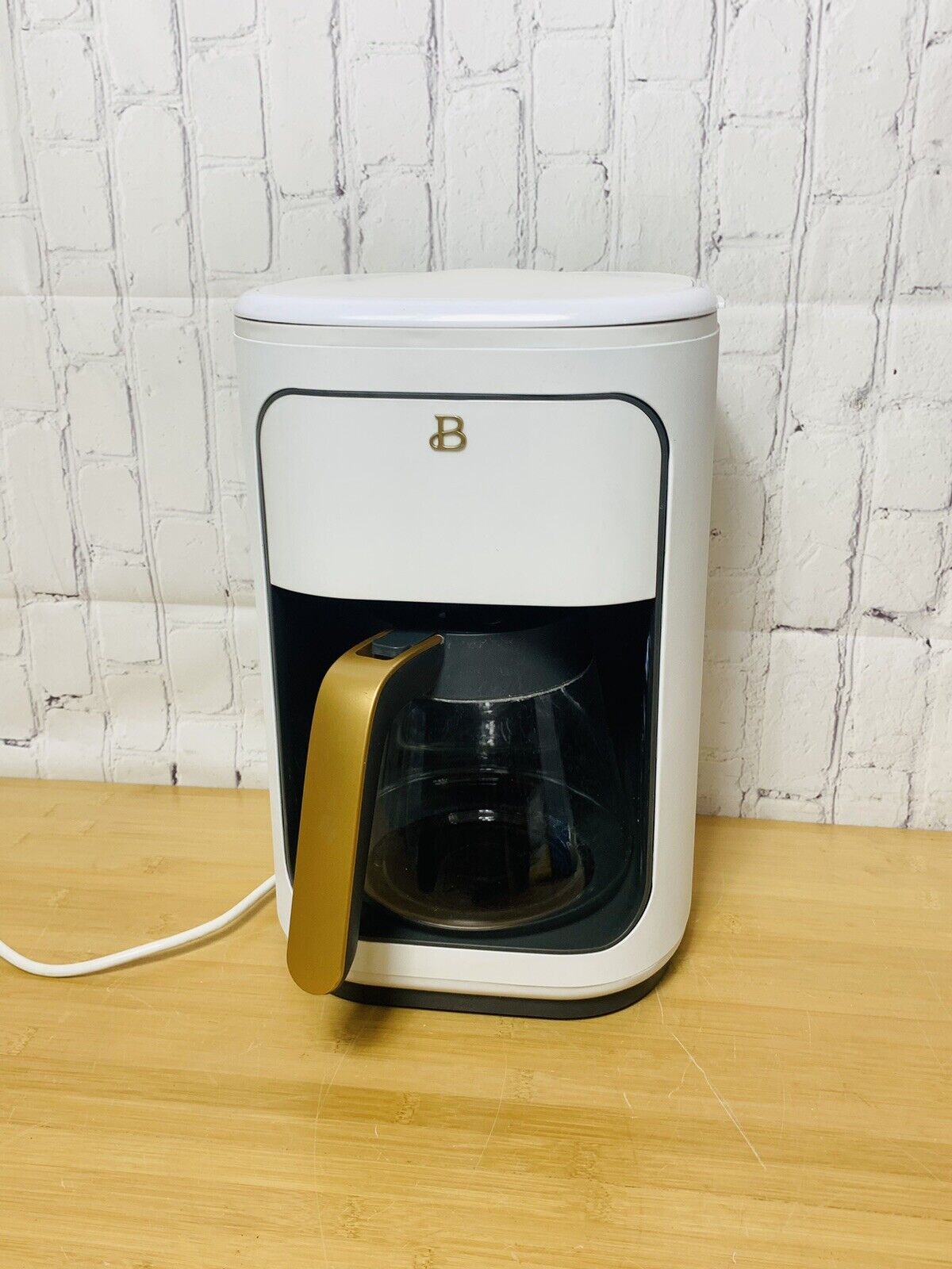 Beautiful Coffee Maker 14 Cup Touchscreen White CM1199-UL Drew Barrymore