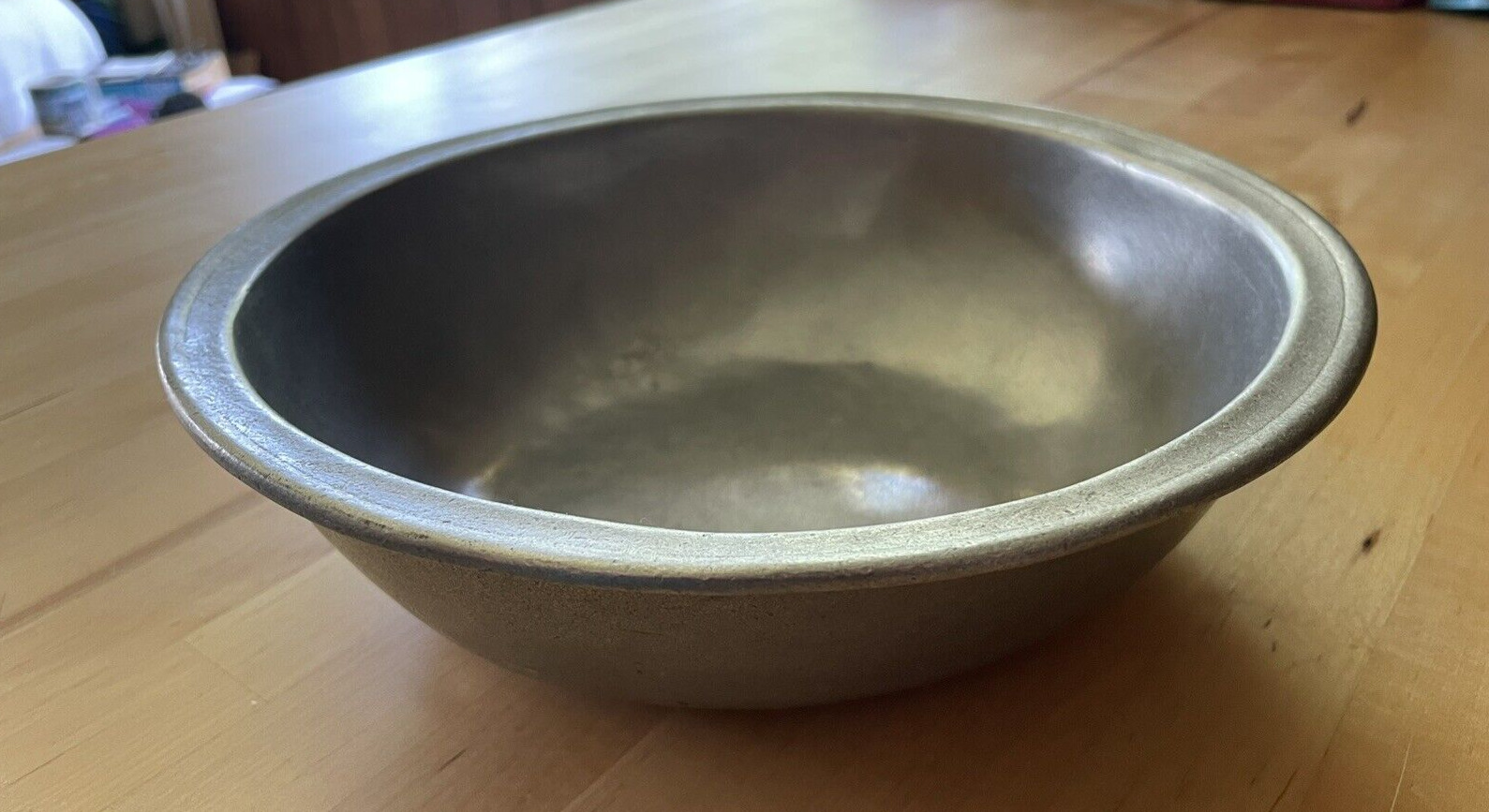 RWP WILTON ARMETALE PEWTER COLUMBIA PA SERVING BOWL 9.50 inches