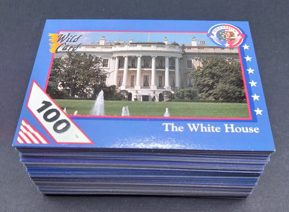 1992 Wild Card Decision 92' - EACH has 100 STRIPE - Full Set #1-100  Super RARE