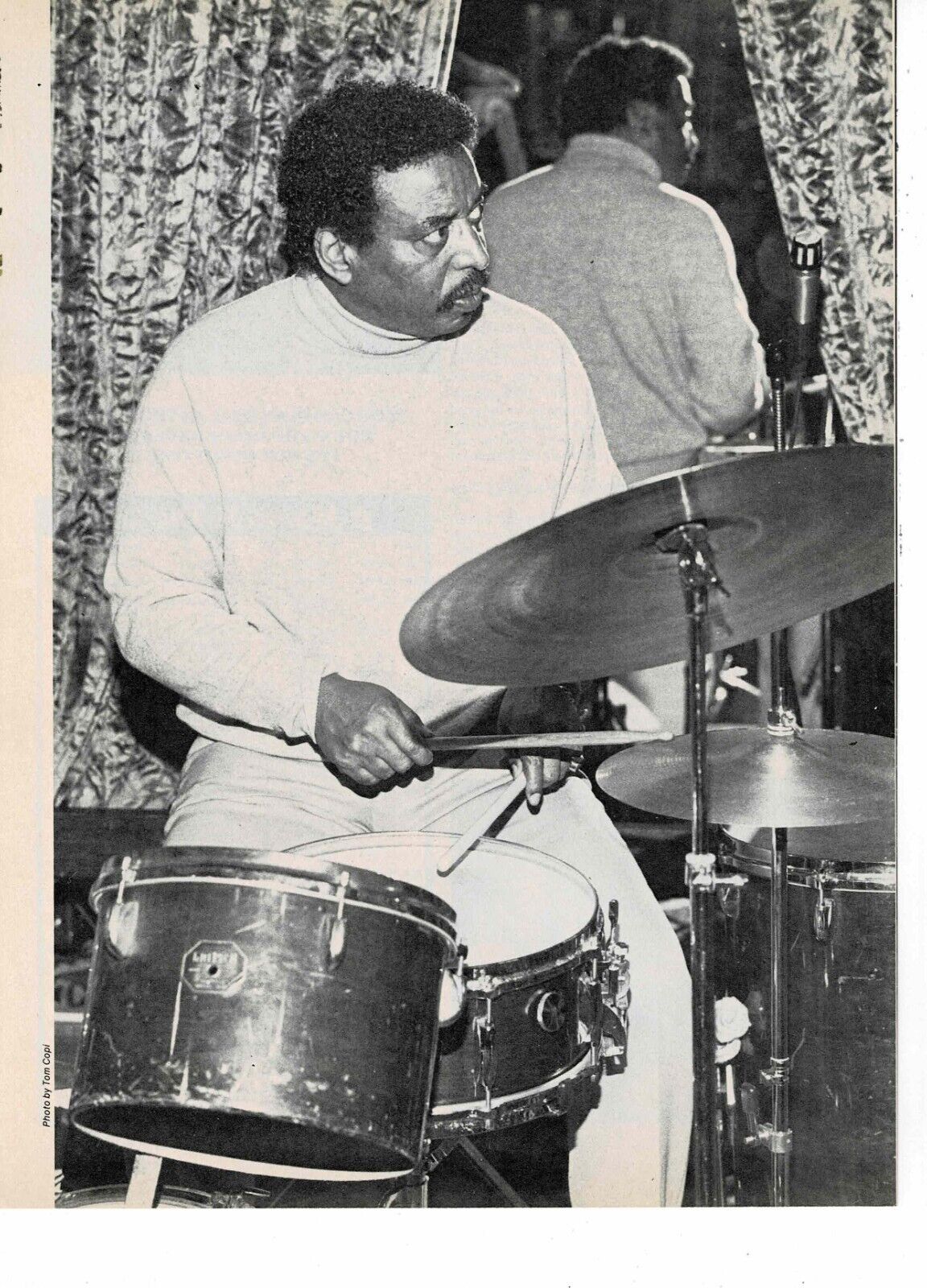 Chico Hamilton - Drummer - 1985 - Music Print Ad Photo
