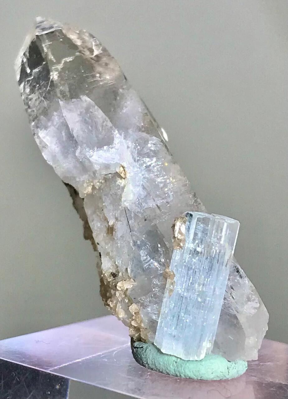 Beautiful Aquamarine Crystal Specimen from Afghanistan 46 Carats (C)