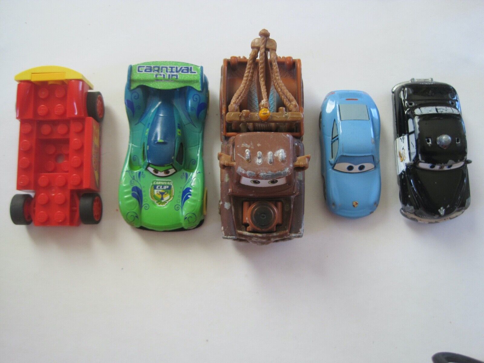 Pixar Cars Lego Metal Mater Police Lot 5