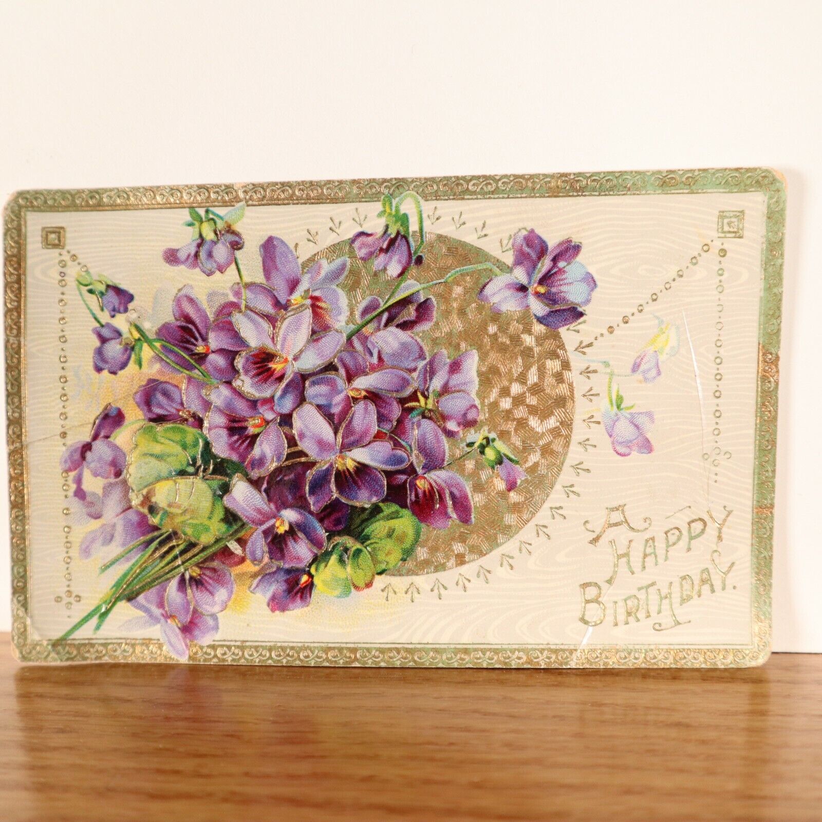 Vintage Postcard A Happy Birthday Early 1900\'s