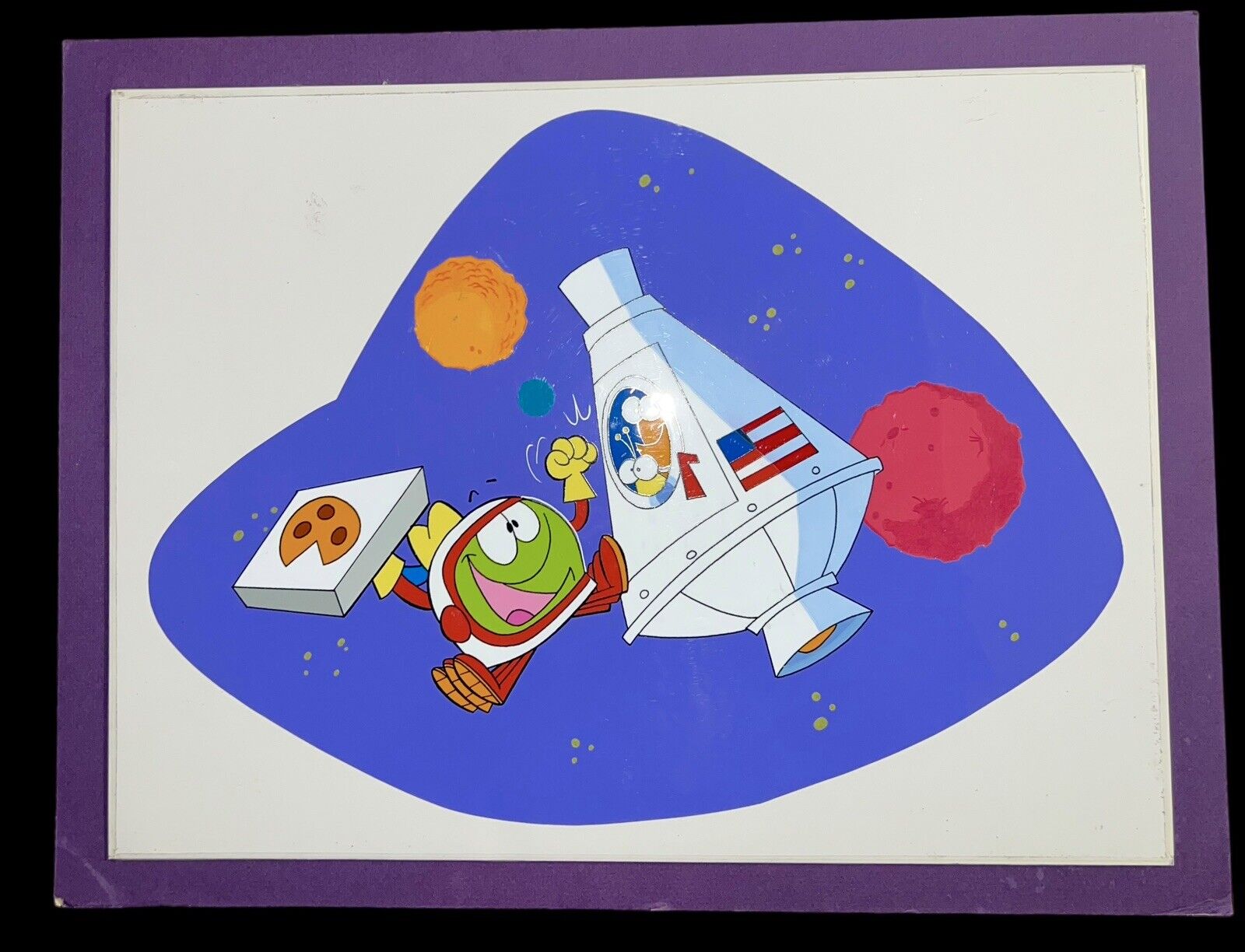 Large  Rare Animation Cel  Space