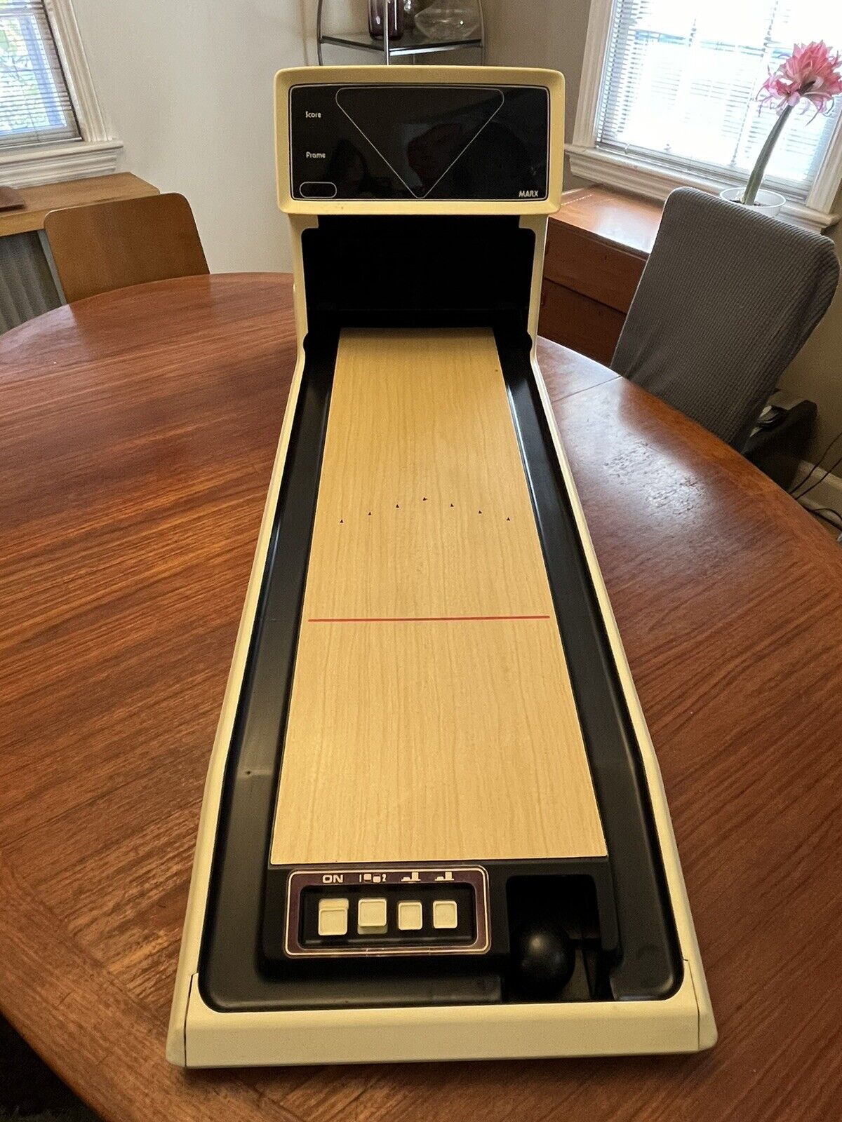 RARE 1978 Vintage Marx 4\' Series 300 Bowling Alley Electronic Arcade Game Works