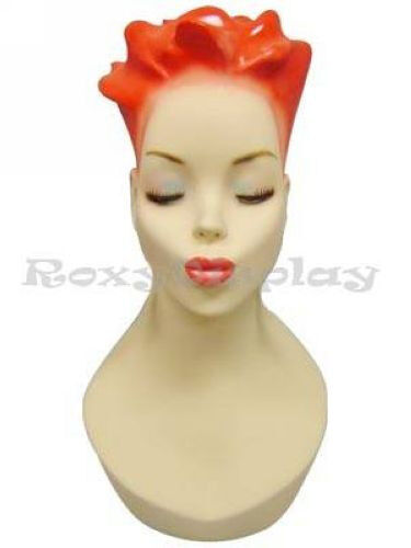 2PCS Female Mannequin Head Bust Vintage Wig Hat Jewelry Display #Y4 X2