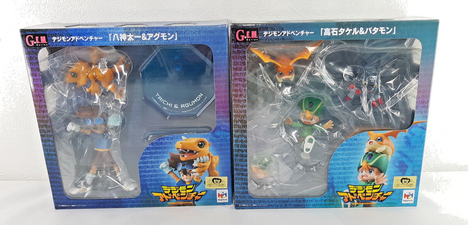 G.E.M Digimon Adventure Taichi Yagami Agumon Takaishi Takeru Patamon figure GEM