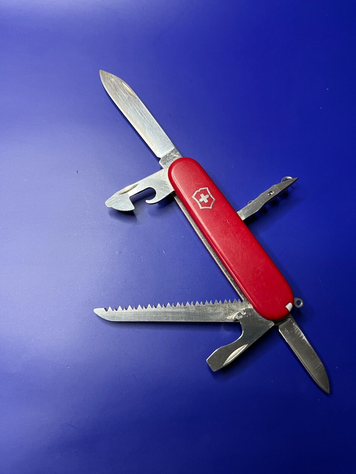 Victorinox Camper Swiss Army Pocket Knife Red