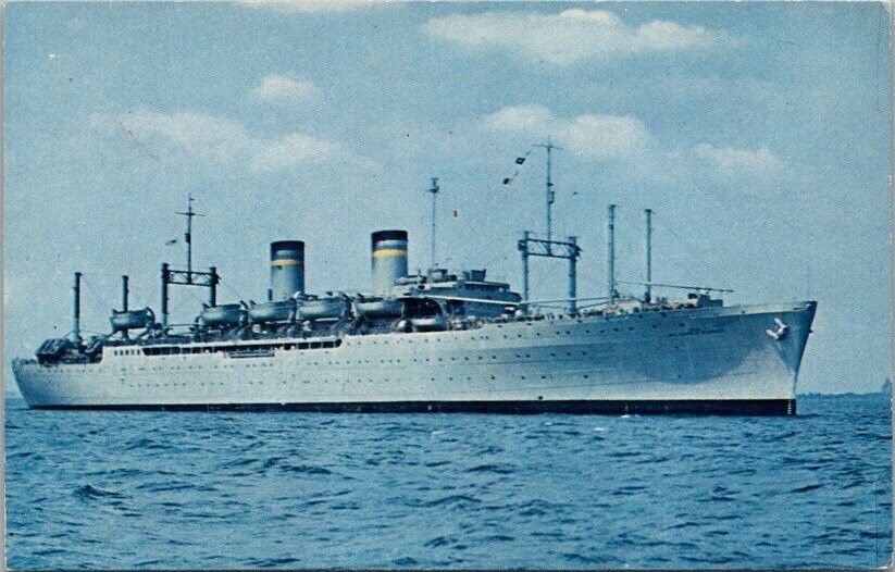 c1960s U.S. Navy Ship Postcard 
