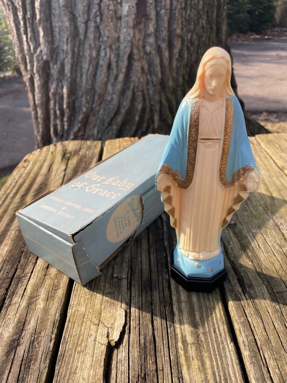VTG Our Lady of Grace Devotional Statuary Virgin Mary American Sculptors Series
