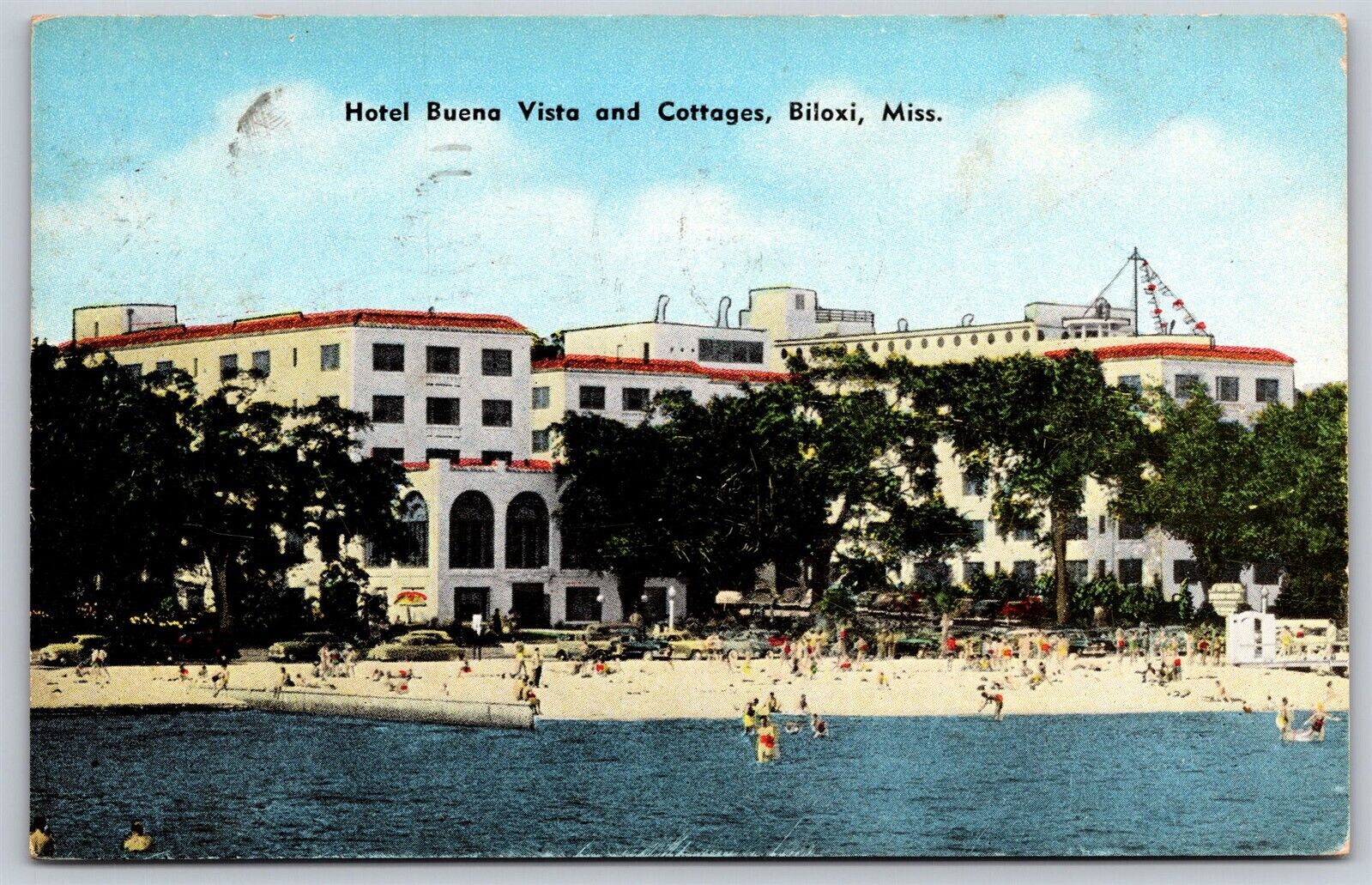 Postcard Hotel Buena Vista and Cottages, Biloxi, Mississippi P11
