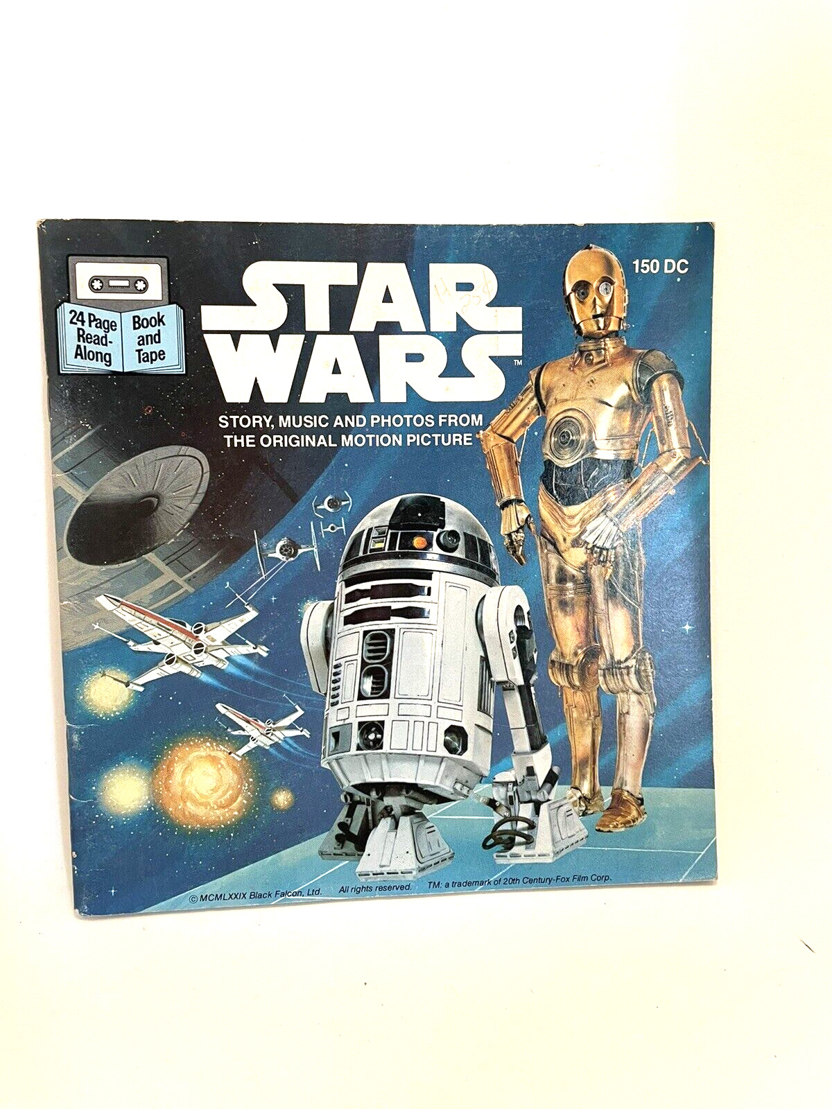 VINTAGE STAR WARS CHILDREN\'S 24 PAGE READ-ALONG BOOK ONLY (NO CASSETTE)