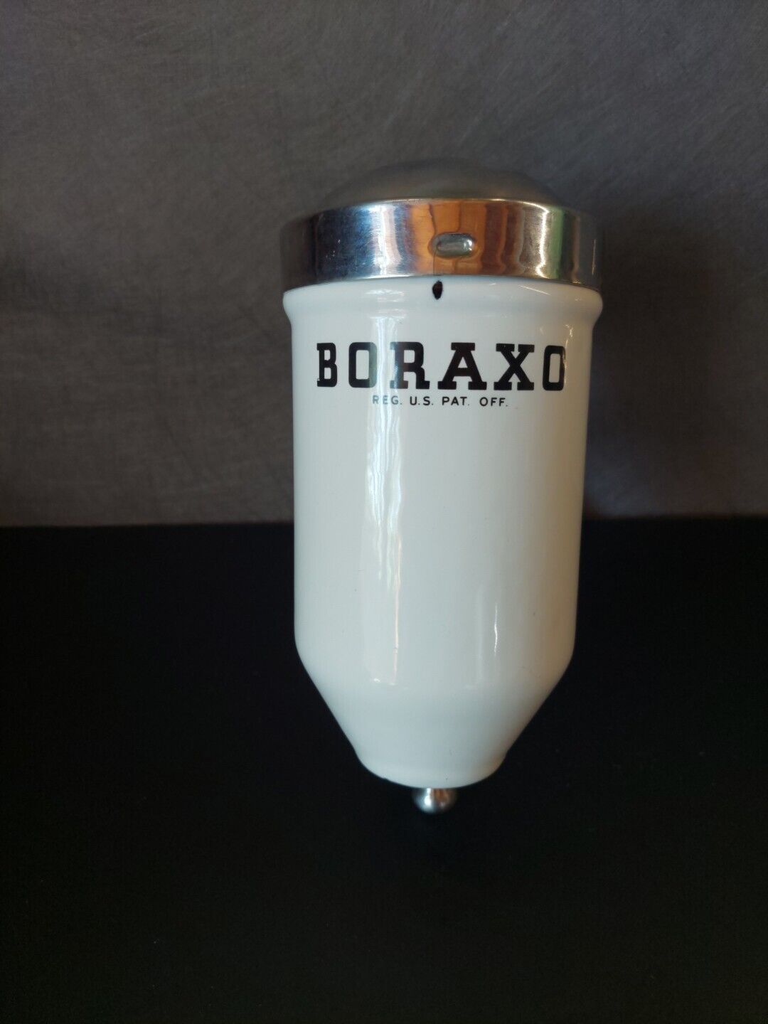 Vintage Boraxo Gas Station Porcelain Wall Powdered Soap Dispenser  W/ Mount