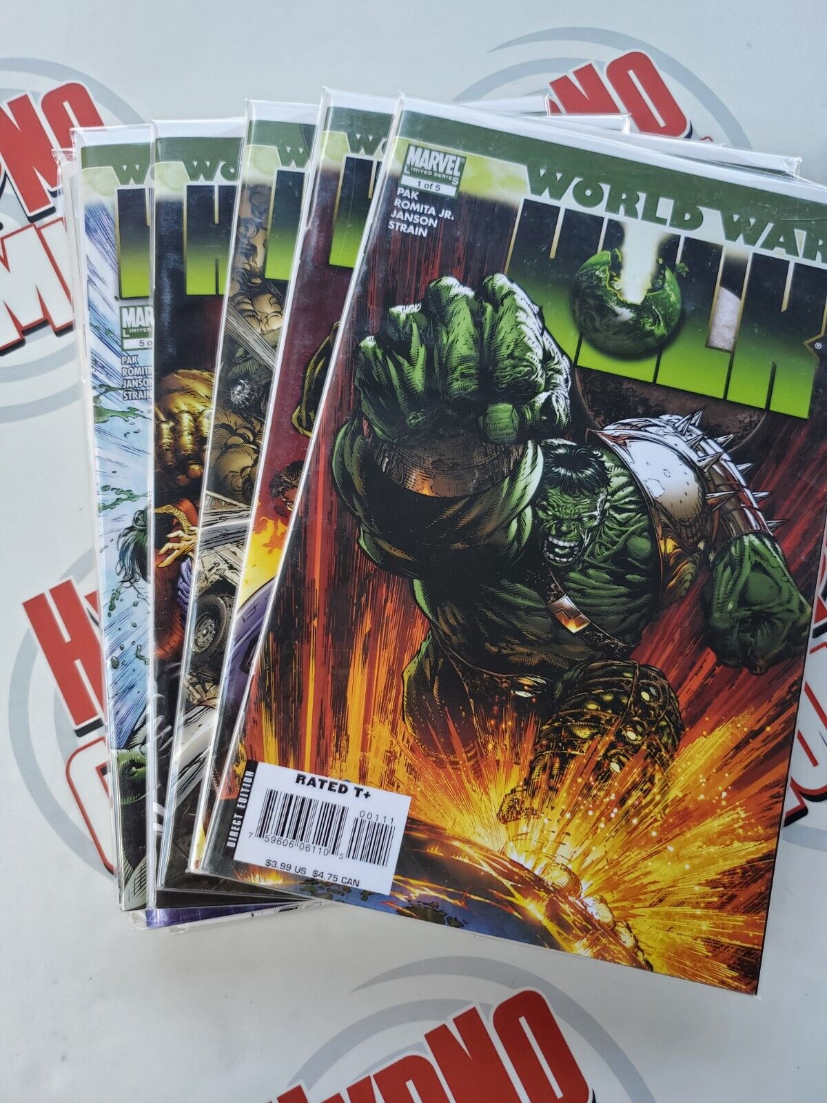 World War Hulk #1-5 Complete 1st Full Skaar KEY NM Marvel