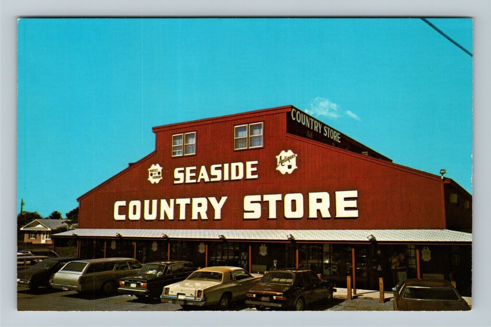 Fenwick Island DE-Delaware, Seaside Country Store, Classic Cars Vintage Postcard